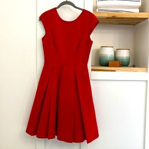 Ted Baker size 1 (2-4) red satin dress